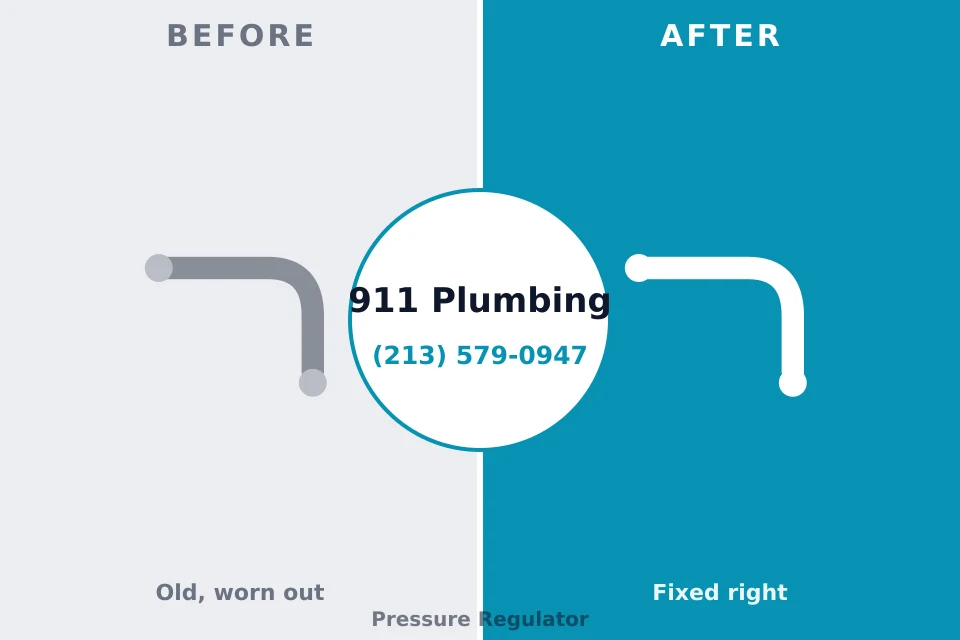 Before and after: plumbing repair Peachtree City, GA